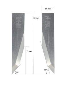 Cuchilla Ibertec 01039903 / HTA-39903 / compatible para máquina Ibertec de corte automatizado