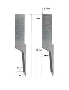 Cuchilla Ibertec 01040357 / HTA-40357 / HTA-40375 / compatible para maquina de corte automatizado Ibertec