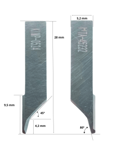 Cuchilla Ibertec HTA-45232 / 01045232 / compatible para máquina Ibertec de corte automatizado