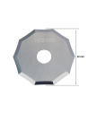 Cuchilla decagonal Ibertec de 40 mm de diámetro / HTZ-059 / compatible con máquina Ibertec de corte automatizado