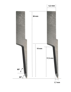 Cuchilla Ibertec 01043068 / HTA-03596 / compatible para máquina Ibertec de corte automatizado