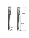 Cuchilla Ibertec Z23 / 5005560 / HTZ-023 / compatible para máquina Ibertec de corte automatizado