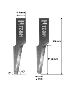 Cuchilla Ibertec Z41 / 3910323 / HTZ-041 / compatible para máquina Ibertec de corte automatizado