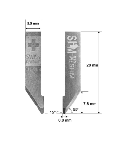 Cuchilla EN SUPER METAL DURO (SHM) Ibertec SHM-042 / Z42 / 3910324 /  compatible para máquina Ibertec de corte automatizado