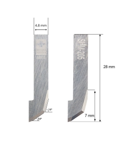 Cuchilla EN SUPER METAL DURO (SHM) Ibertec Z205 / 5222973 - 5222976 / SHM-205 / compatible para máquina Ibertec