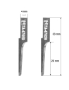 Cuchilla Ibertec 01047659 / HTA-47659 / compatible para máquina Ibertec de corte automatizado