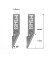 Cuchilla Ibertec 0103A858 / HTA-858 / compatible para máquina Ibertec de corte automatizado
