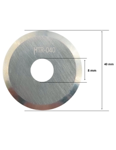 Cuchilla circular Ibertec HTR-040 / Cuchilla HM de 40 mm Ø compatible para máquina de corte automatizada Ibertec
