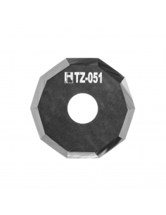 Cuchilla Ibertec Z51 / 3910336 / HTZ-051 / Cuchilla decagonal HM compatible para máquina Ibertec de corte automatizado