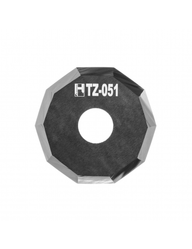 Cuchilla Ibertec Z51 / 3910336 / HTZ-051 / Cuchilla decagonal HM compatible para máquina Ibertec de corte automatizado
