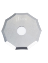 PRODUCTO EXCLUSIVO HITACS - Cuchilla decagonal HM 34 mm de Ø / HT-D56 / compatible para máquina Ibertec de corte automatizado