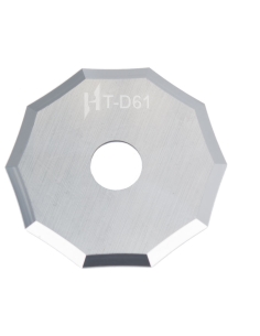 PRODUCTO EXCLUSIVO HITACS -  Cuchilla decagonal HM 43 mm de Ø / HT-D61 / compatible para máquina Ibertec de corte automatizado