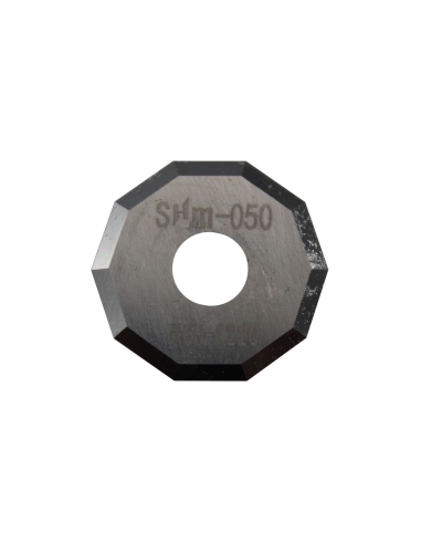 Cuchilla decagonal EN SUPER METAL DURO (SHM)  Z50 / 3910335 / SHM-050 / compatible con máquina Ibertec de corte automatizado